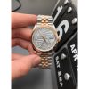 Rolex Datejust 126231 Rose Gold Palm Dial Stainless Jubilee Bracelet Swiss Clone Movement