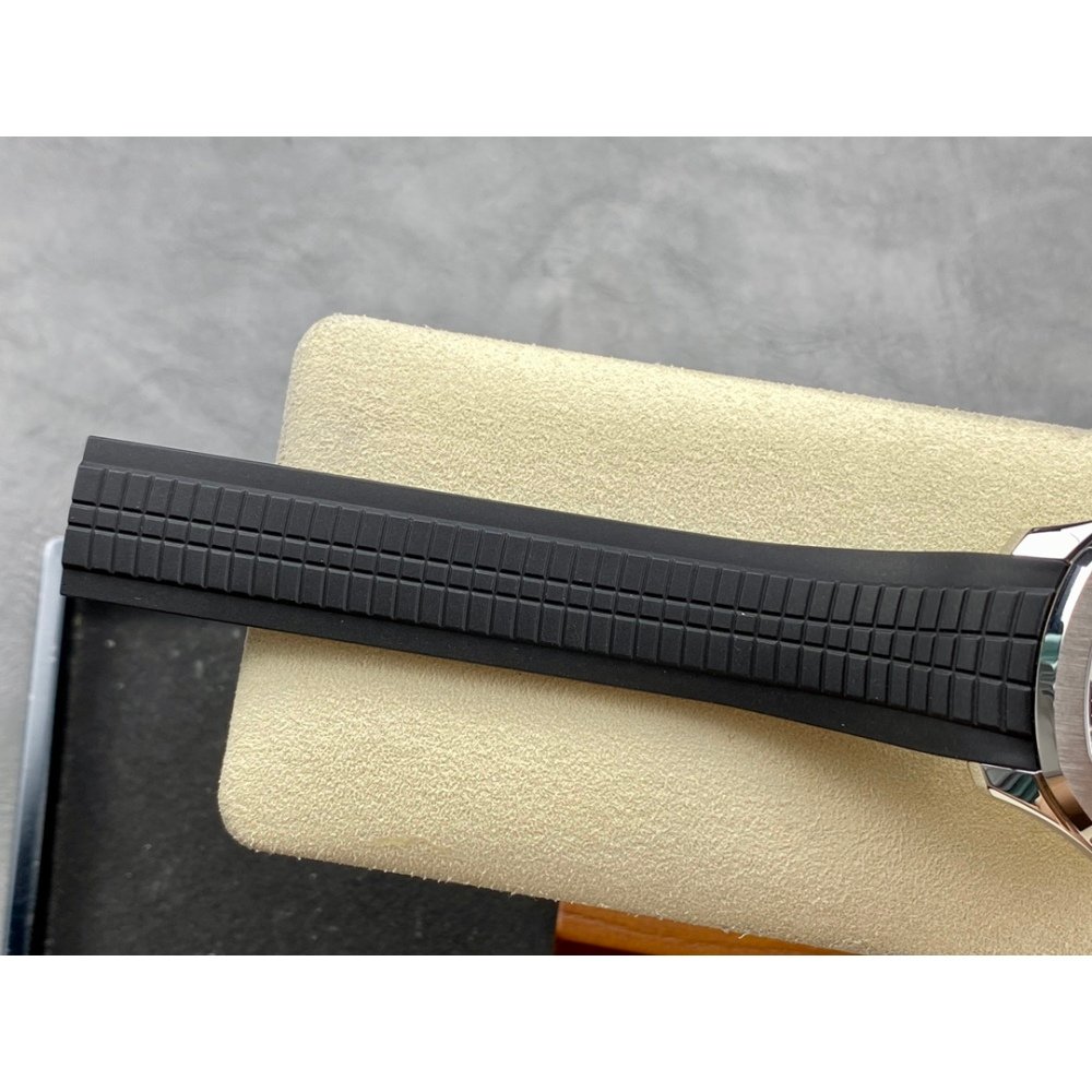 Patek Philippe Aquanaut 5167-001 SS 3KF Best Edition Gray Dial on Black Rubber Strap A324 Super Clone V3