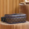 S LOCK messenger bag m45863 French original leather closure pure steel hardware