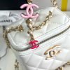 Chanel 24A Workshop enamel adjusting button makeup case 96080W650