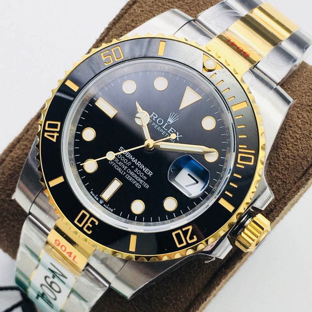 Rolex Submariner 116613LN Black Dial Yellow Gold Super Clone 3235 Movement
