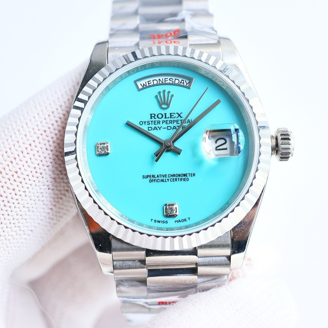 ROLEX EA1 Datejust 36mm Jewel Plate Series Watch