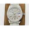 Rolex Day-Date White Gold Dial All Diamond Swiss Clone 3255 Movement