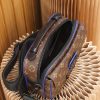 S LOCK messenger bag m45863 French original leather closure pure steel hardware