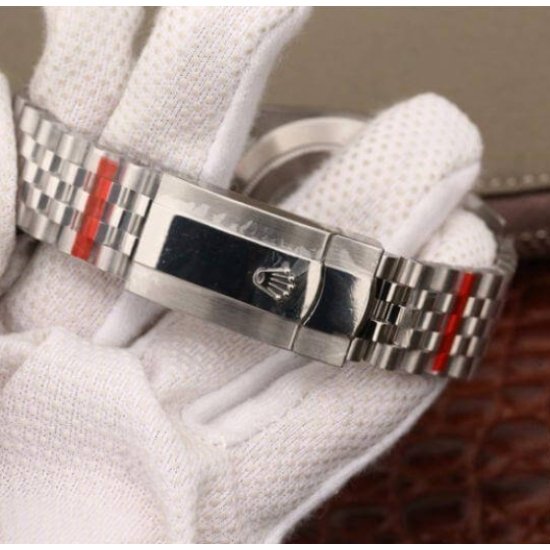 Rolex Datejust 116200 White Dial Jubilee Bracelet White Gold Swiss Clone Movement