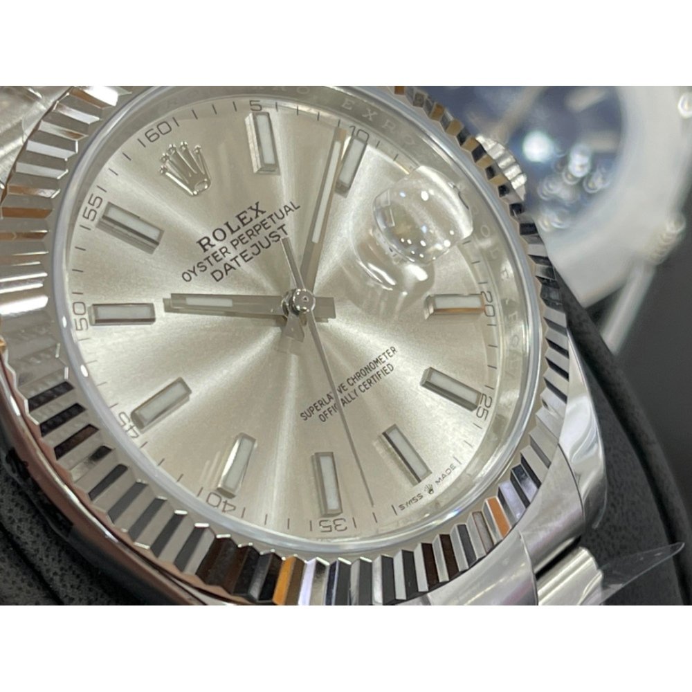 Rolex Datejust 126334 White Dial White Gold Swiss 3235 Movement