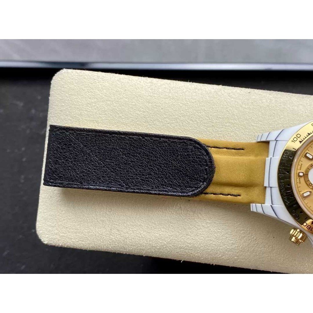 Rolex DIW Modified Datona Yellow Gold Dial Swiss 4130 Movement