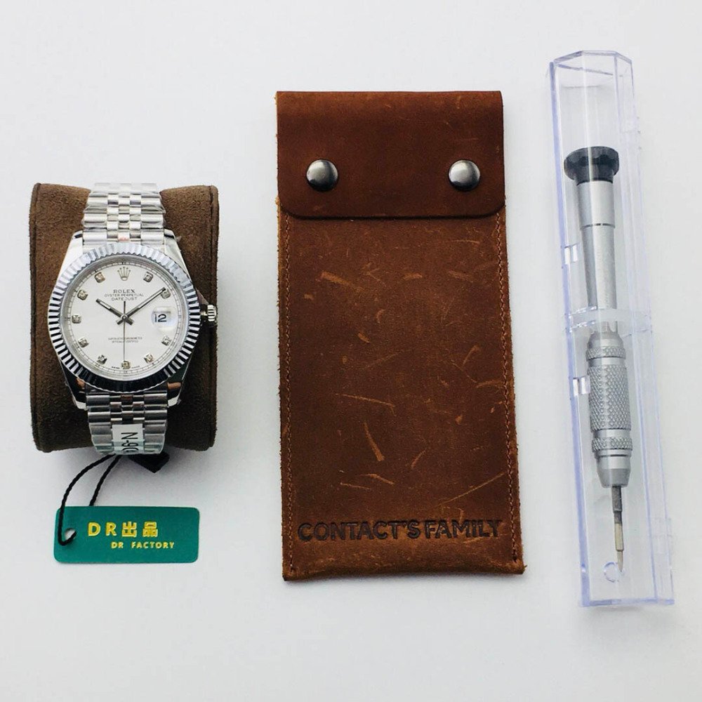 Rolex Datejust White Dial Diamond White Gold Jubilee Steel Swiss Clone Movement