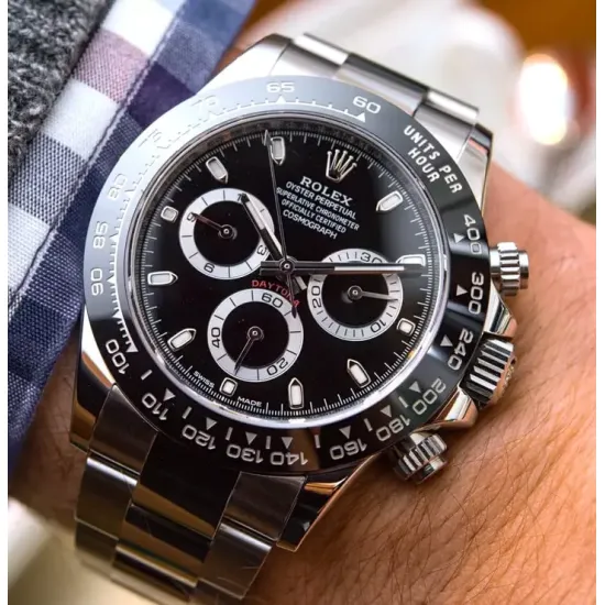 Cosmograph Daytona Panda 116500LN Black & White Dial 40mm