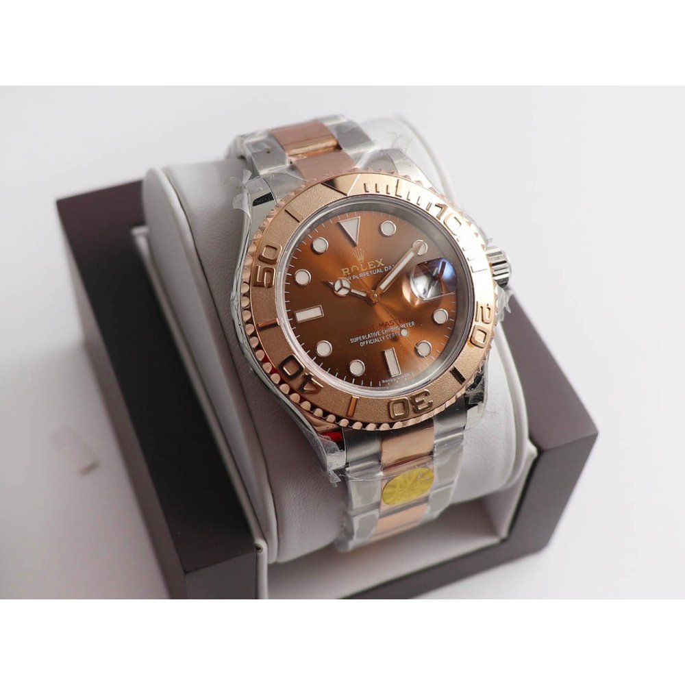 Rolex Yacht-Master 116622 Rose Gold Chocolate Dial Swiss 3235 Movement