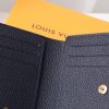 LV Silk Screen Blue Wallet Card Holder Wallet 11×8.5×3.5 cm