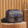 S LOCK messenger bag m45863 French original leather closure pure steel hardware