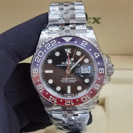 Rolex GMT Master II Batman & Pepsi 126710 Oyster Jubilee Bracelet Stainless Steel