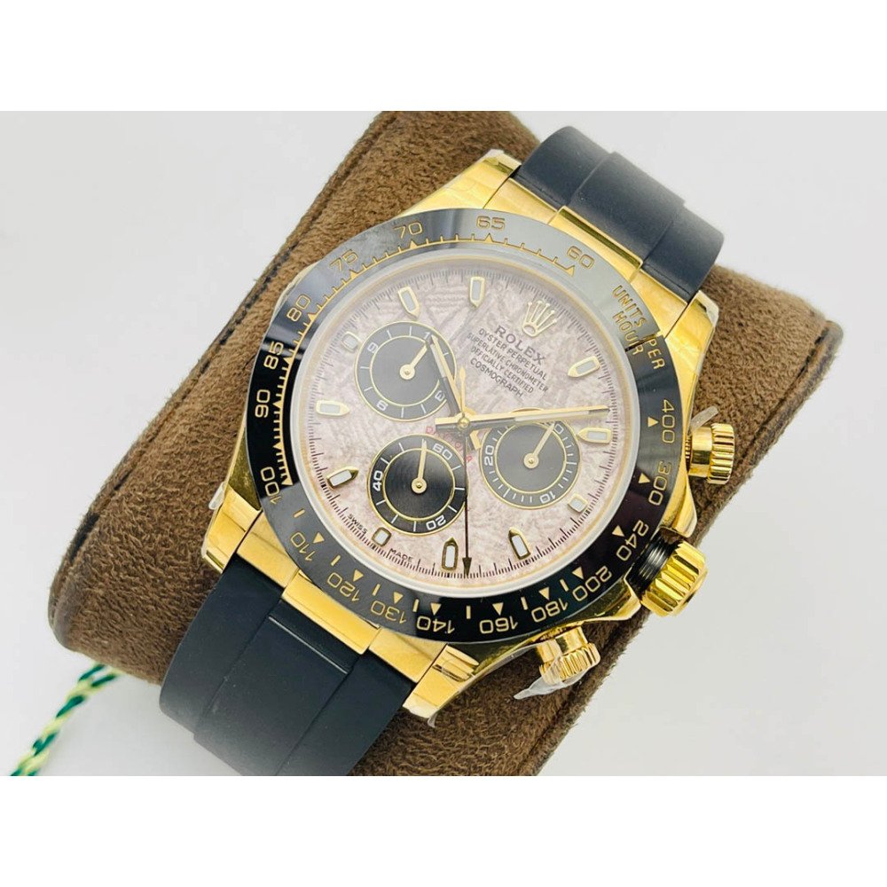 Rolex Daytona 116518LN Gold Meteorite Dial Swiss 4130 Movement