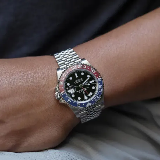 Rolex GMT Master II Batman & Pepsi 126710 Oyster Jubilee Bracelet Stainless Steel