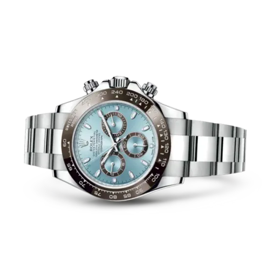 Rolex Cosmograph Daytona 40mm Platinum Ice-Blue Dial m116506 Series