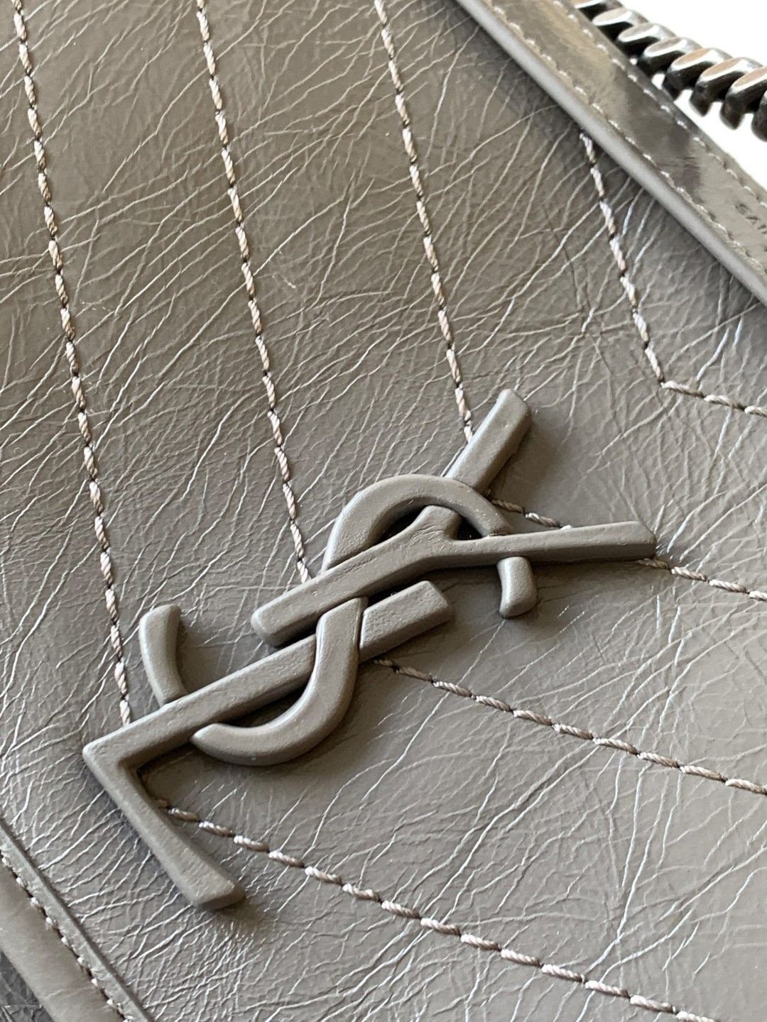 YSL NIKI BABY Retro Leather Handbag