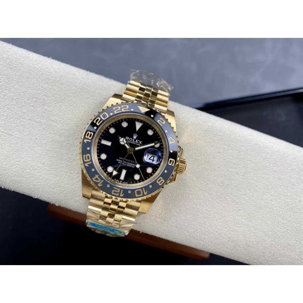 Rolex GMT Master II 126718grnr-0001 All Yellow Gold Swiss 3285 Movement Clean Factory