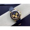 Rolex Daytona 116518 Yellow Gold Black Dial Rubber Strap A4130 Movement