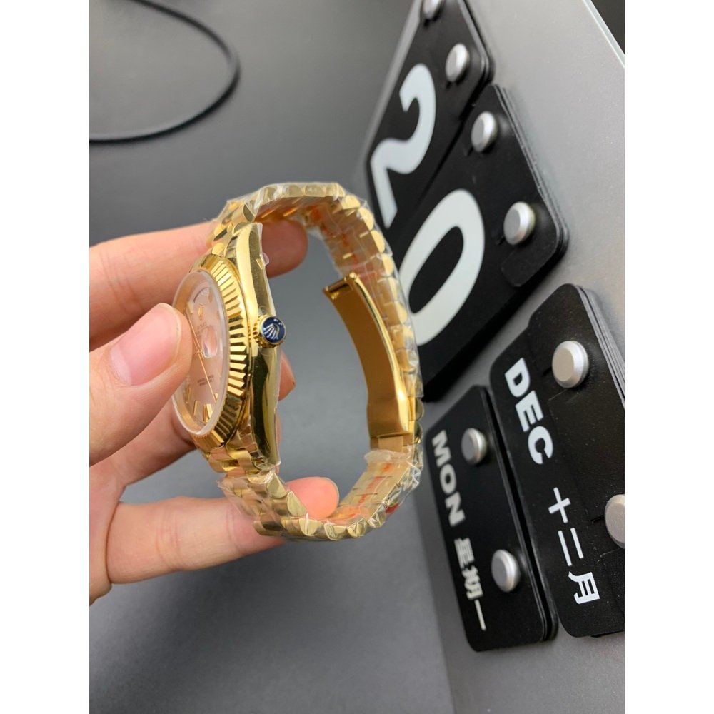 Rolex Day-Date 228238 40mm All Yellow Gold White Roman Dial Super Swiss Clone Movement