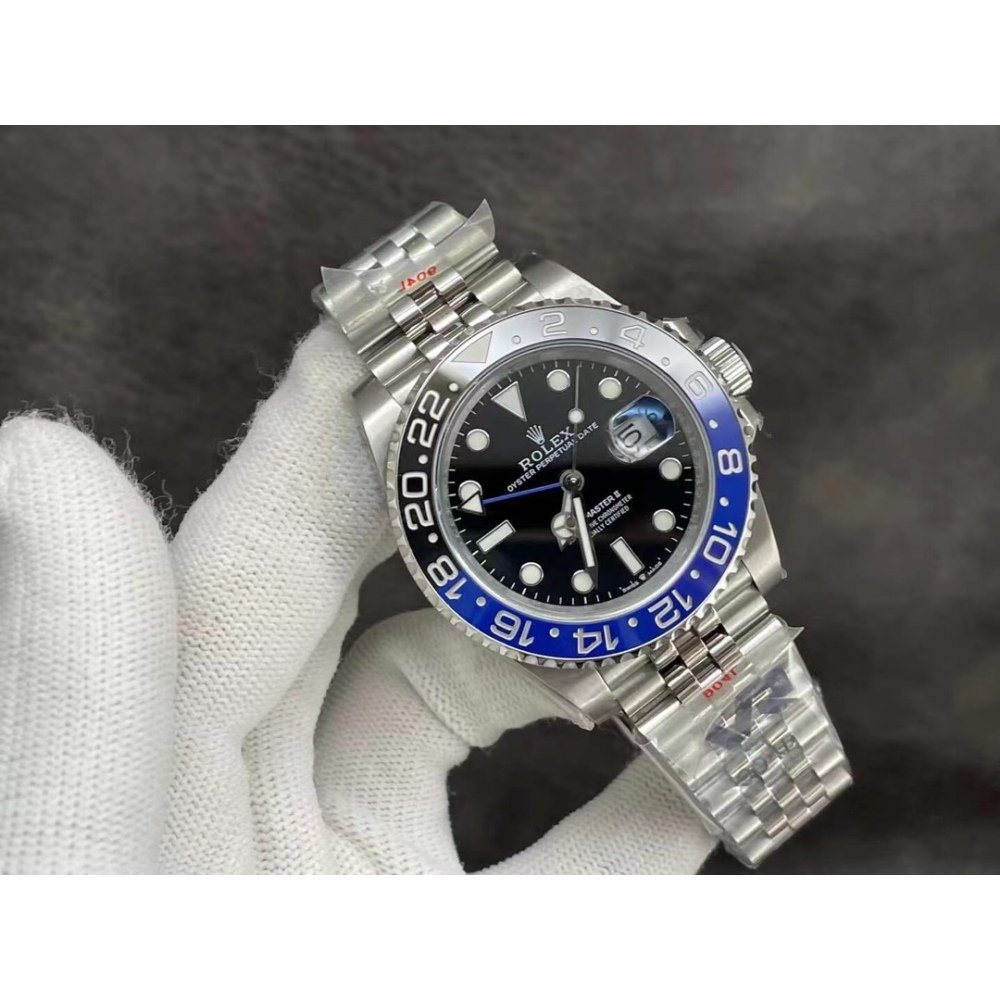 Rolex GMT Master II 126710BLNR Black And Blue Dial Jubilee Bracelet Swiss 3235 Movement