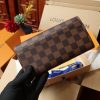 LV sarah flap long wallet
