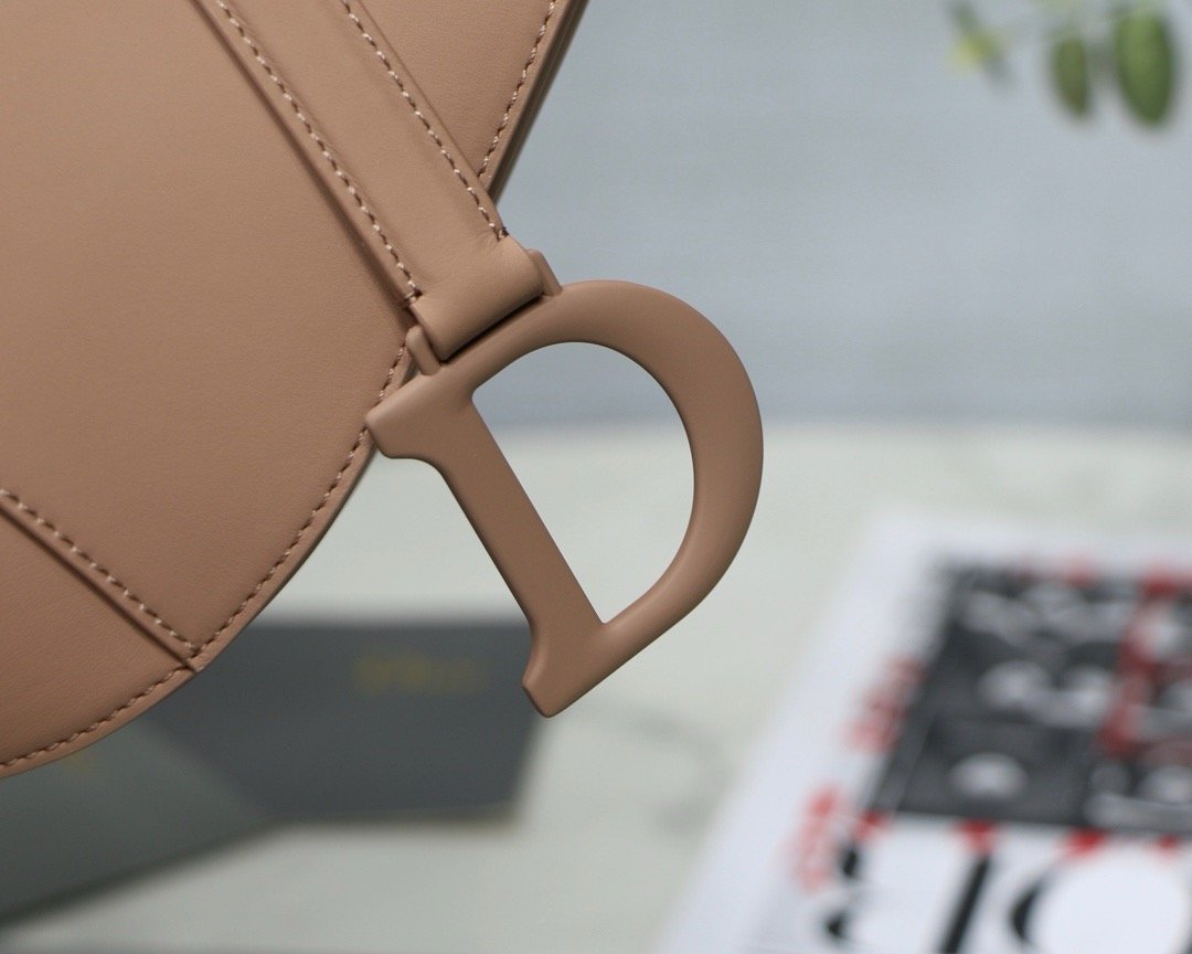 Dio.r Saddle🖤 frosted color buckle saddle bag