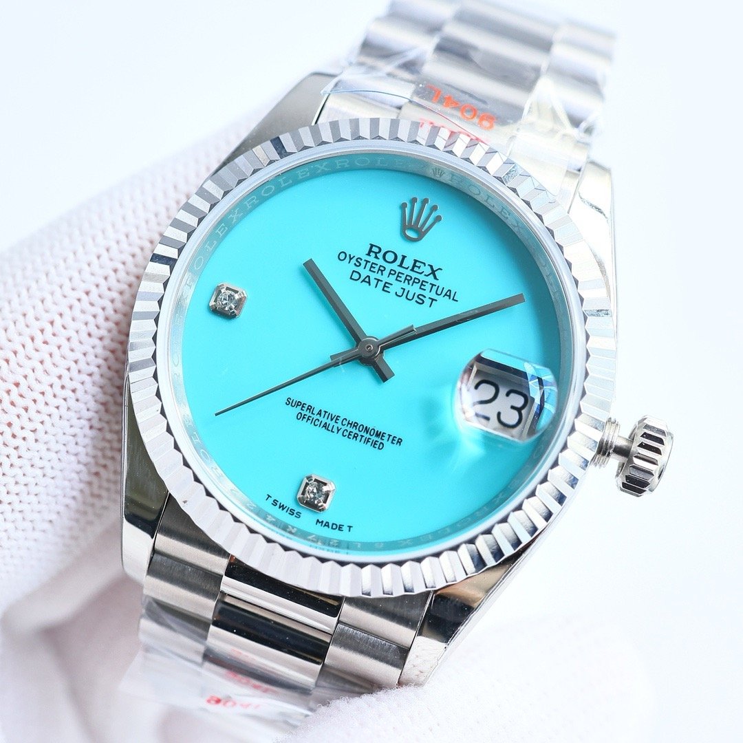 ROLEX EA1 Datejust 36mm Jewel Plate Series Watch