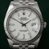 Rolex Datejust 41 Oystersteel and 18K White Gold 41 mm White Dial 126334-0010