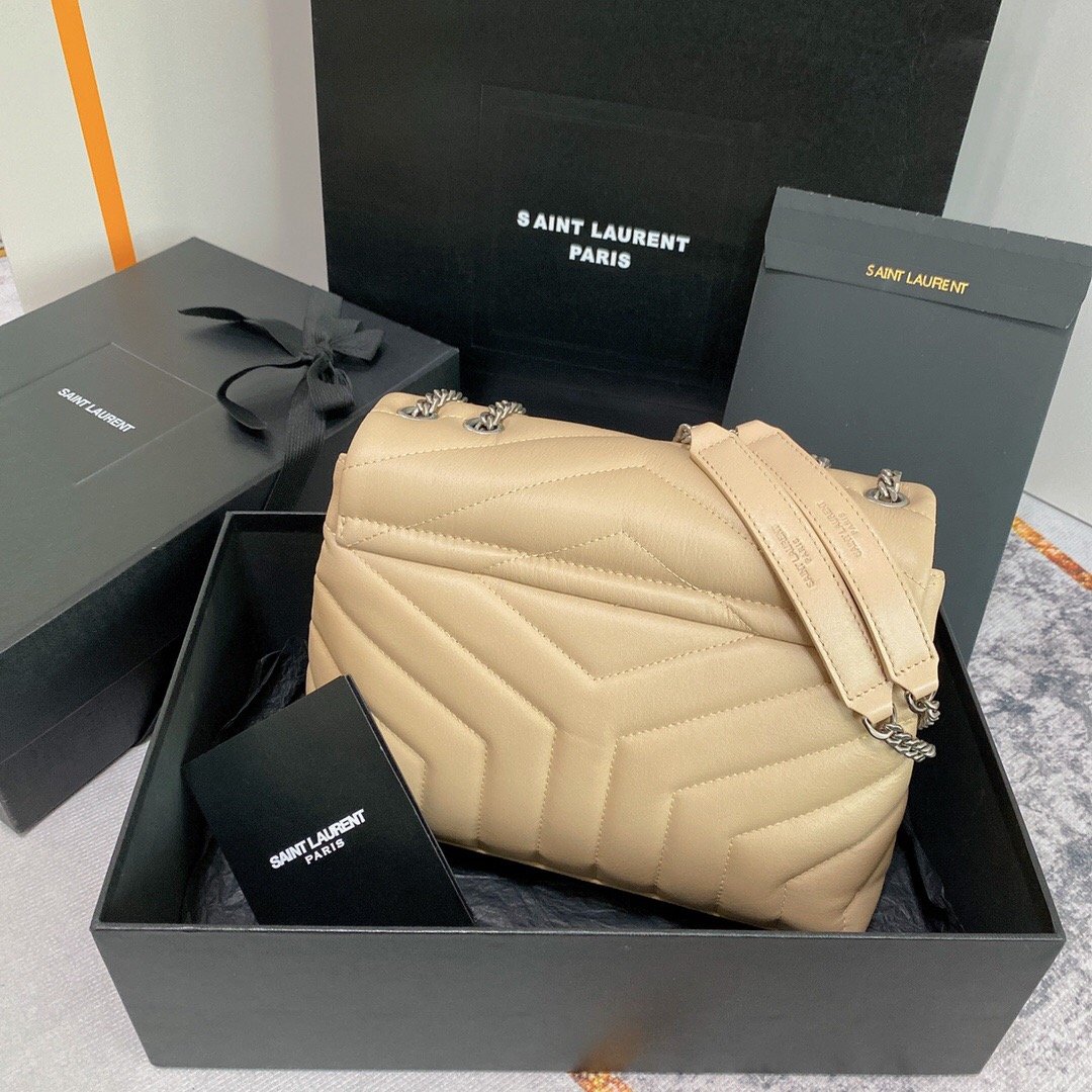 LOULOU Y-Quilted Genuine Leather Bag