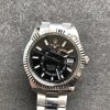 Rolex Sky-Dweller 326934 904L SS ZF 1:1 Best Edition Black Dial SS Bracelet 2824 Movement