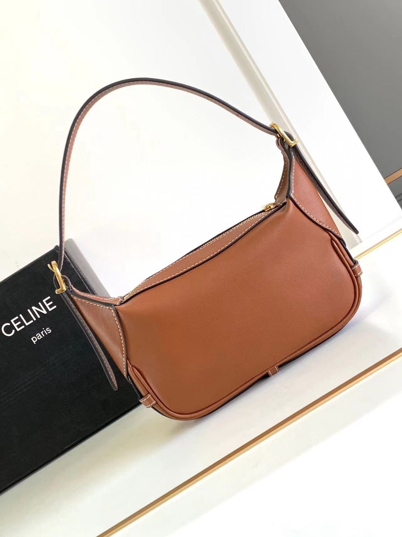 Celline 2024ROMY mini bag in soft calfskin 19.5-14-5cm