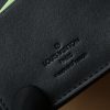 LV brazza wallet card holder embossed style