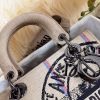 Jute embroidery Princess Diana CHRISTIAN DIOR PARIS logo