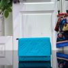LV embossed light blue embossed wallet wallet card holder