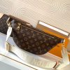 LV high rise waist bag monogram coated canvas