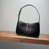 【𝑳𝑬 𝟓 𝑨 𝟕】𝙍𝙤𝙨𝙚 same style smooth plain leather 𝙃𝙊𝘽𝙊 handbag Plain leather gold/black 𝟔𝟓𝟕𝟐𝟐𝟖