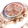Rolex Over the top of the Rainbow - Rolex rainbow Ring Datona Platinum eye Cal.7750 mechanical timing