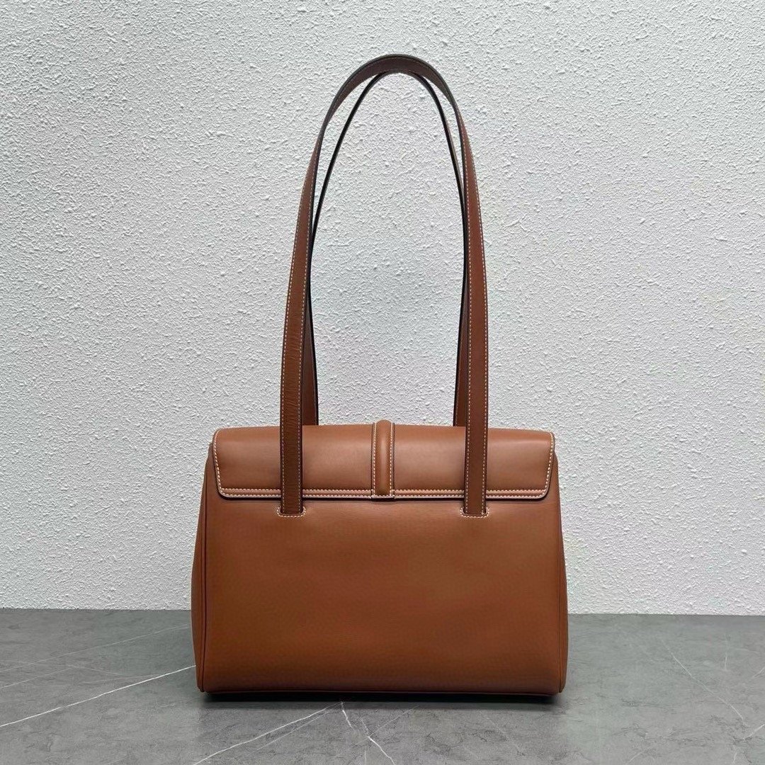 Celline Soft16 Small Flat Weave Yellowish Brown