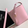 CEL1N_E CUIR TRIOMPHE MINI BUCKET BAG IN SMOOTH CALFSKIN PINK 19.5 X 16 X 7 cm