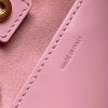 CEL1N_E CUIR TRIOMPHE MINI BUCKET BAG IN SMOOTH CALFSKIN PINK 19.5 X 16 X 7 cm
