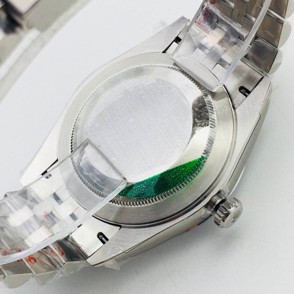 Rolex Datejust Black Dial Diamond White Gold Swiss Clone Movement