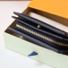 LV Silk Screen Blue Wallet Card Holder Wallet 11×8.5×3.5 cm