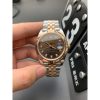 Rolex Datejust 126331 Rose Gold Chocolate Dial Diamond Gold Steel Two Tone Swiss Movement