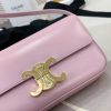 𝗖𝗘𝗟𝗜𝗡𝗘 | Arc de Triomphe Underarm Bag Pink 𝟮𝟬*𝟭𝟬*𝟰𝒄𝒎