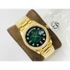 Rolex Day-Date All Gold Green Dial Diamond Bezel Super Clone 3255 Movement