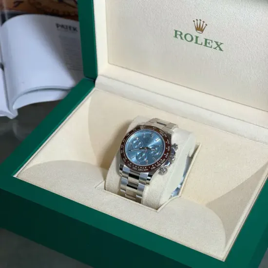 Rolex Cosmograph Daytona 40mm Platinum Ice-Blue Dial m116506 Series