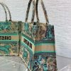 Tote tiger embroidery latest earth blue color