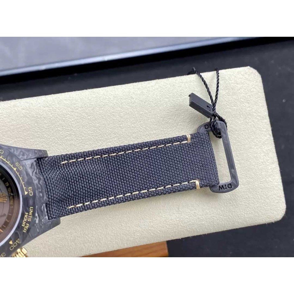 Rolex DIW Modified Datona Carbon Fiber Gray Dial Swiss 4130 Movement