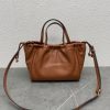 CABAS TRIOMPHE Cuir Small Shopper Drawstring Bag in Smooth Calfskin